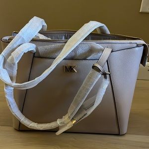 MK Michael Kors Maddie soft pink leather tote bag new with tags